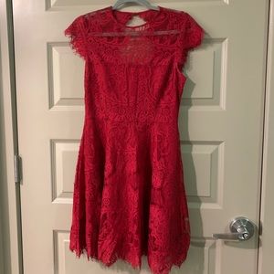BB Dakota red dress